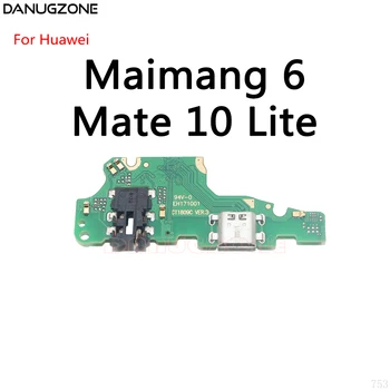 USB Įkrovimo Dokas Uosto Lizdo Jungtis baterijos Valdybos Flex Kabelis Huawei Mate 10 20 Lite / Mėgautis 9S / Garbė Žaisti 4 G7 G9 Plius