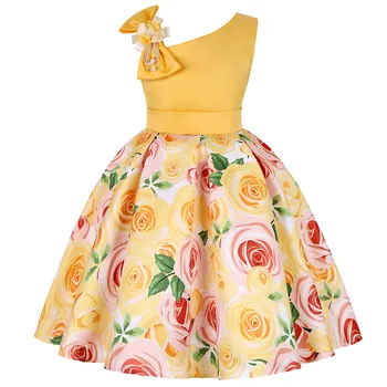 Vasaros suknelė 2019 lol suprise Gėlių Baby Girl Princesė mergaičių šalis suknelė Bridesmaid Inscenizacija Suknelė Gimtadienio Vestuvinė Suknelė