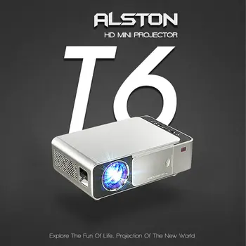 T6 Full Hd Led Projektorius 4k 3500 Lumens, HDMI-USB 1080p Nešiojamų Kino Proyector Beamer 