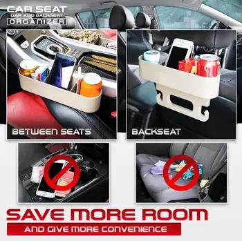 Universali Vairuotojo Pusės Automobilio Sėdynės Skirtumas Talpinimo Automobilio Sėdynės Skirtumą Ir Backseat Organizatorius