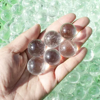 Didmeninė poliruoto natūralaus 20mm-crystal 30mm akmens srityse, gydymo crysta kamuoliai