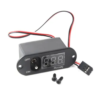 Rccskj DP jungiklis voltmeter 2105 FUTABA/JR kaištis 15 CM, Kabelio Laidas 3.5-13V Įtampa