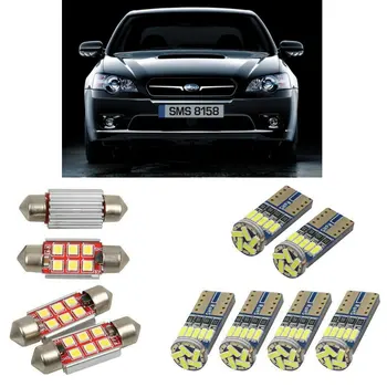 Interjero led Automobilių žibintai subaru 4 BL automobilių reikmenys įkrovos lemputė Licenciją Plokštelės Šviesos 10pc