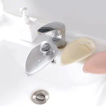 1Pcs Silikono Maišytuvas Extender Bamblys Vaikams Nusiplauti Rankas Maišytuvas Gumos Rankų Plovimo Vonios kambarys, Virtuvė Accessories