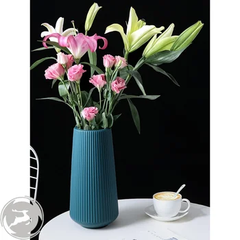 Gėlių Krepšelis Gėlių vaza Origami Plastikinė Vaza mini butelis Imitacija Keramikos Vazonas apdailos namus, Gėlės Naujas