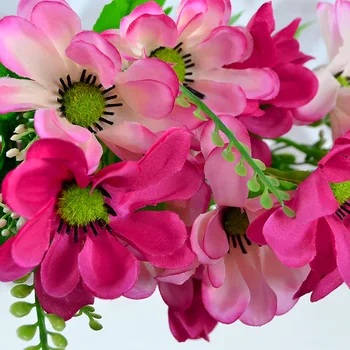 Modelis Rudenį Chrizantemų Mažai Cherry Blossom Auginantys Inžinerijos Gėlių Pardavimo Biurų, Dekoratyvinės Gėlės, Gėlių Vazonas Dėžutę