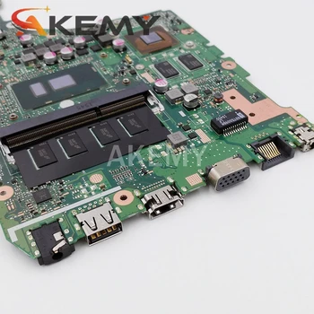 Akemy X302UJ X302UV Nešiojamojo kompiuterio motininė plokštė, Skirta Asus X302UJ X302U X302UV X302UA/UJ mainboard I7-6500U GT920M/GT940M 4GB-RAM