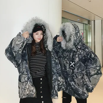 Žiemos mylėtojai nešioti didelių vilnonių apykaklės medvilnė paminkštinimas drabužiai