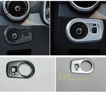 Yimaautotrims Interjero Tinka MG ZS 2018 2019 2020 prietaisų Skydelio Kairėje Pusėje galinio vaizdo Veidrodžio Reguliavimas Valdymo Mygtuką Dangčio Apdaila