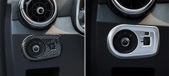 Yimaautotrims Interjero Tinka MG ZS 2018 2019 2020 prietaisų Skydelio Kairėje Pusėje galinio vaizdo Veidrodžio Reguliavimas Valdymo Mygtuką Dangčio Apdaila