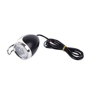 Ebike Šviesos 24V36V48V LED Priekinės Šviesos Ragų Elektrinis Dviratis priekinis žibintas, skirtas Motoroleris Mopedas MTB Triratis