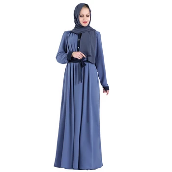 Naujas šifono musulmonų mados abaja suknelė dubajaus turizmo moterų islamas drabužių abaja suknelės moterims dubajus turkija kaftan MSL869