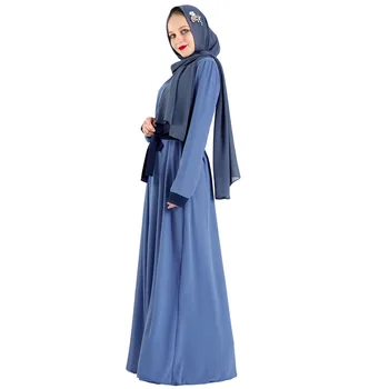 Naujas šifono musulmonų mados abaja suknelė dubajaus turizmo moterų islamas drabužių abaja suknelės moterims dubajus turkija kaftan MSL869