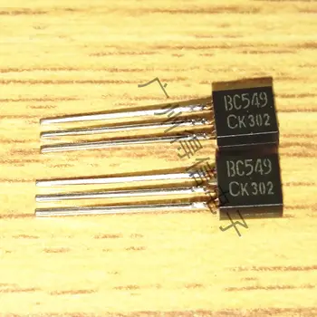 100vnt/daug BC549C TO-92 BC549 0.1 A 30 V Tranzistorius Naujos Originalios