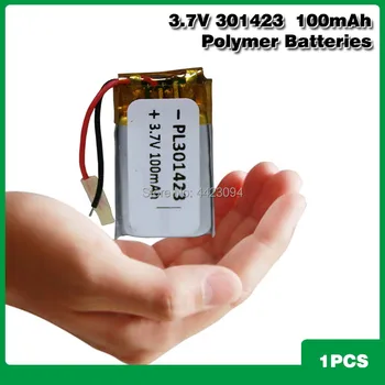Litro energijos baterijos 301420 3.7 V 100MAH 031420 301423 ličio baterija MP3 Bluetooth 