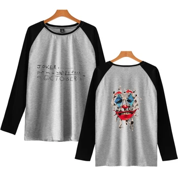 2019 hip-hop street T-shirt mados prekės ženklo t shirts Kratinys spausdinti joker harajuku vyrų vasaros ilgomis rankovėmis