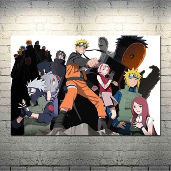 HD Naujų Namų Dekoro Japonija Karšto Anime Naruto Vaidmenį, Drobė, Tapyba Modulinės Nuotrauką Kūrinys Gyvenimo Berniukas Miegamojo Puošimas Plakatas Ir Spausdina