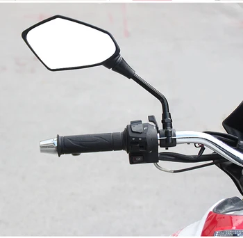 Universalūs Motociklo Veidrodėlis, galinio vaizdo Šoniniai Veidrodžiai, Variklio Priedai už aprilia klavišą bmw k100 yamaha dt honda sh suzuki ltz