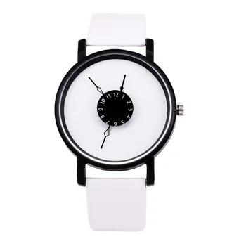 Karšto Mados Kūrybos Laikrodžiai Moterims, Vyrams Kvarcas-Žiūrėti Prekės Unikalus Dial Minimalistinio Dizaino Mėgėjams 