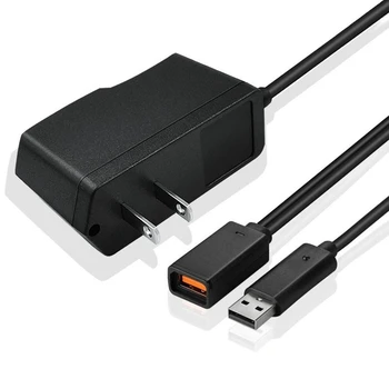 USB KINTAMOSIOS srovės Adapteris, Maitinimo Pakeitimo Įkroviklio Kabelį, Laidą 360 Kinect