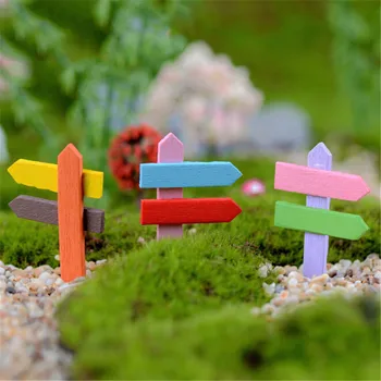 5pc/set Mini Miniatiūrinės Medinės Tvoros Konsultavimo Amatų Sodo Dekoro Ornamentą Augalų Puodą Micro Kraštovaizdžio Bonsai 
