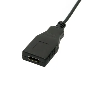 CYSM Micro USB 2.0 Male USB-C USB 3.1 C Tipo Moterų Pratęsimo Duomenų Kabelį, skirtą 