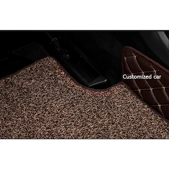 KADULEE Custom automobilių grindų kilimėliai Jaguar XF XE I-TEMPAS XJ XK XJL XJ6 XJ6L F-TEMPAS F-TIPO Dvigubo kojų kilimėliai automobilių reikmenys