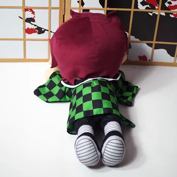 Kimetsu Nr. Yaiba Pliušiniai Žaislai Demon Slayer Kamado Tanjirou Nezuko Agatsuma Zenitsu Pav Lėlės Galvą, 40cm Anime Cosplay