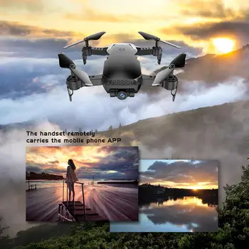 M69G FPV RC Drone 4K su 1080P Plataus kampo WiFi HD Kamera, Sulankstomas RC Mini Sraigtasparnis Quadcopter