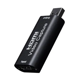 Mini 4K 1080 Video Capture Card USB 2.0 HDMI Video Grabber Įrašyti Langelį PS4 Žaidimas, DVD Vaizdo Kameros Įrašymo Live Transliacijos