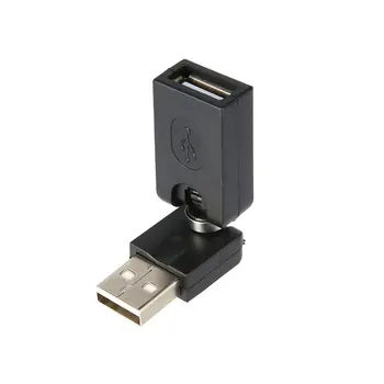 Garso Adapteris 360free Sukimosi USB Vyrų ir Moterų Adapteris USB Vyrų ir Moterų Sukasi Lenkimo Vyrų ir Moterų