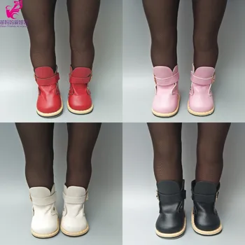 Lėlės batai Pu odos Batai tinka 43cm baby lėlės batai 18 colių mergina lėlės batai