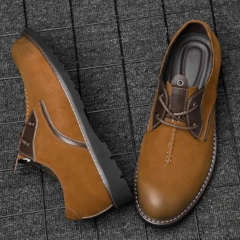 Vyriški batai 2019 m. pavasarį ir rudenį prekės komfortą aukštos kokybės mados asmenybės lauko vyrų vyrų darbo batai didelio dydžio 48