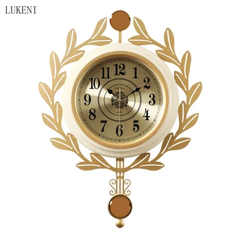 Amerikos Laikrodis Mados Namų Sienos Žiūrėti Šiuolaikinio Meno Kambarį Sieninis Laikrodis Šviesos Prabangus Laikrodis Asmenybės Kūrybinis Užmojis Laikrodis