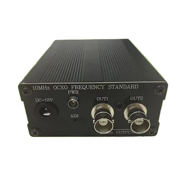 Standartas Didelio Stabilumo BNC/K9 Versija Dvi Išėjimo Kanalas 10MHz OCXO Clock Generatorius Modulis su Maitinimo Adapteris