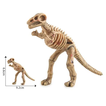 12Pcs Dinozaurų Žaislai, Iškastinio Skeletas Modeliavimo Pavyzdį Mini Veiksmų Skaičius, Juros Švietimo Kūrybiniai Žaislai Berniukams, Vaikų