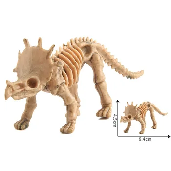 12Pcs Dinozaurų Žaislai, Iškastinio Skeletas Modeliavimo Pavyzdį Mini Veiksmų Skaičius, Juros Švietimo Kūrybiniai Žaislai Berniukams, Vaikų