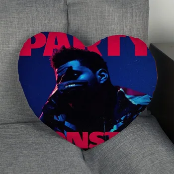Weeknd Širdies Formos Pagalvė Padengti Užsakymą užtrauktuku Užvalkalas Tik Padengti Ne Core Dydis 41x36cm,47x42cm