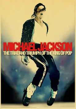 Aukštos Kokybės Michael Jackson derliaus plakatus Spausdina Sienų Tapybos Dekoro Plakatas Sienų Tapybos Namų Puošybai