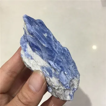 Natūralus kvarco kristalas kianitas pavyzdys šiurkštus akmens, Namų Dekoro 450g