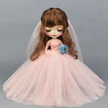 1pc labai gražus naujus drabužius gana suknelė lėlės aksesuaras Licca lėlės lėlės blyth