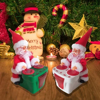 Kalėdų Dekoracijas Elektros Mušti Būgną Santa Claus Papuošalai Lėlė Su Muzikos Namuose Kalėdos Laimingų Naujųjų Metų Dovana