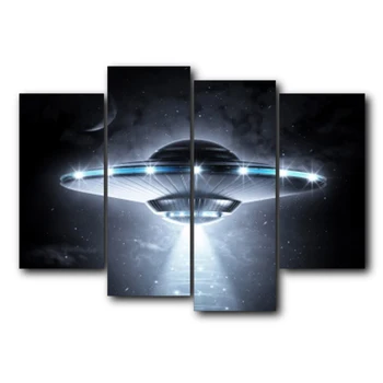 Laeacco 4 Skydelio X Failai Meno Drobė Plakatai Ir Spausdina UFO TV Serialas Spausdinti Paveikslai Tapyba Sienų Apdailai Nuotrauką Namų Dekoro