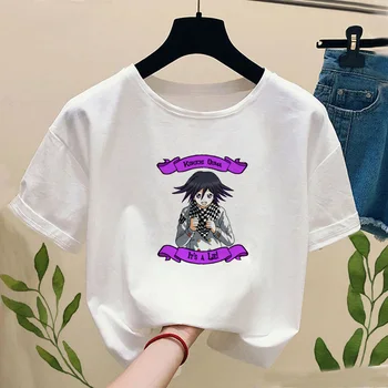 Moterų Janpan Anime Kokichi Oma Harajuk Spausdinti marškinėliai Topai 2020 Metų Vasaros Mados Kūrybiškumą Trumpas Rankovėmis marškinėliai Mergina,Lašas Laivas