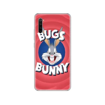 Bugs Bunny juokingas animacinių filmų Telefono padengti korpuso XIAOMI MI 3 4 5 5X 8 9 10 se max pro a2 9T pastaba lite skaidrus coque gana