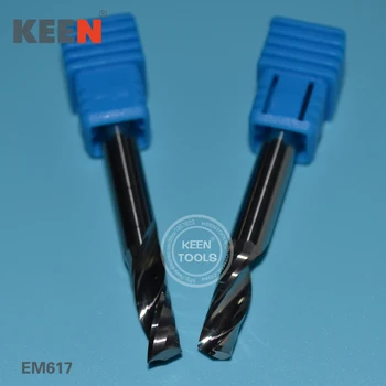 EM6.17mm Vieną Fleita Aliuminio Frezavimui Cutter/CNC frezavimo cutter kelvedžio bitai/Vienas Fleita Spiralės Tiek
