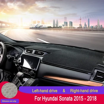 Tinka Hyundai Sonata 2016 2017 2018 Prietaisų Skydelio Dangtelį Dashmat Brūkšnys Kilimėlis Trinkelėmis Saulės Pavėsyje, Galiniu Langu Padengti Kilimas