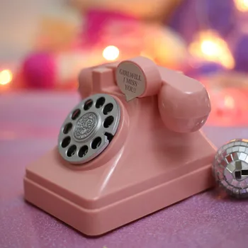 Retro Telefono Piggy Bank Plastiko Kūrybos Dovana Vaikų Namų Kambarį Vyno Kabineto Dekoratyviniai Papuošalai Amatų WF1112