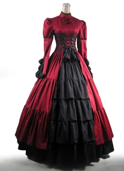 Naujas vyno raudonos medvilnės multi-layer lolita tortas suknelė, sijonas šokių cosplay kostiumas gali būti pritaikyti