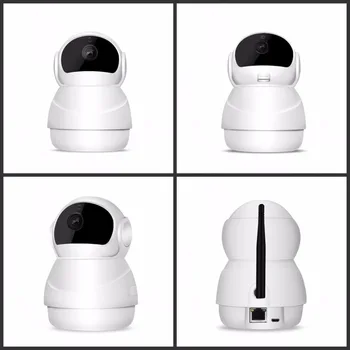 360Degree Panoraminis Vaizdas Home Security CCTV Kameros P2P HD 1080P Belaidės IP Kameros Judesio Aptikimo Sniego Robotas, 1080p vaizdo kamera